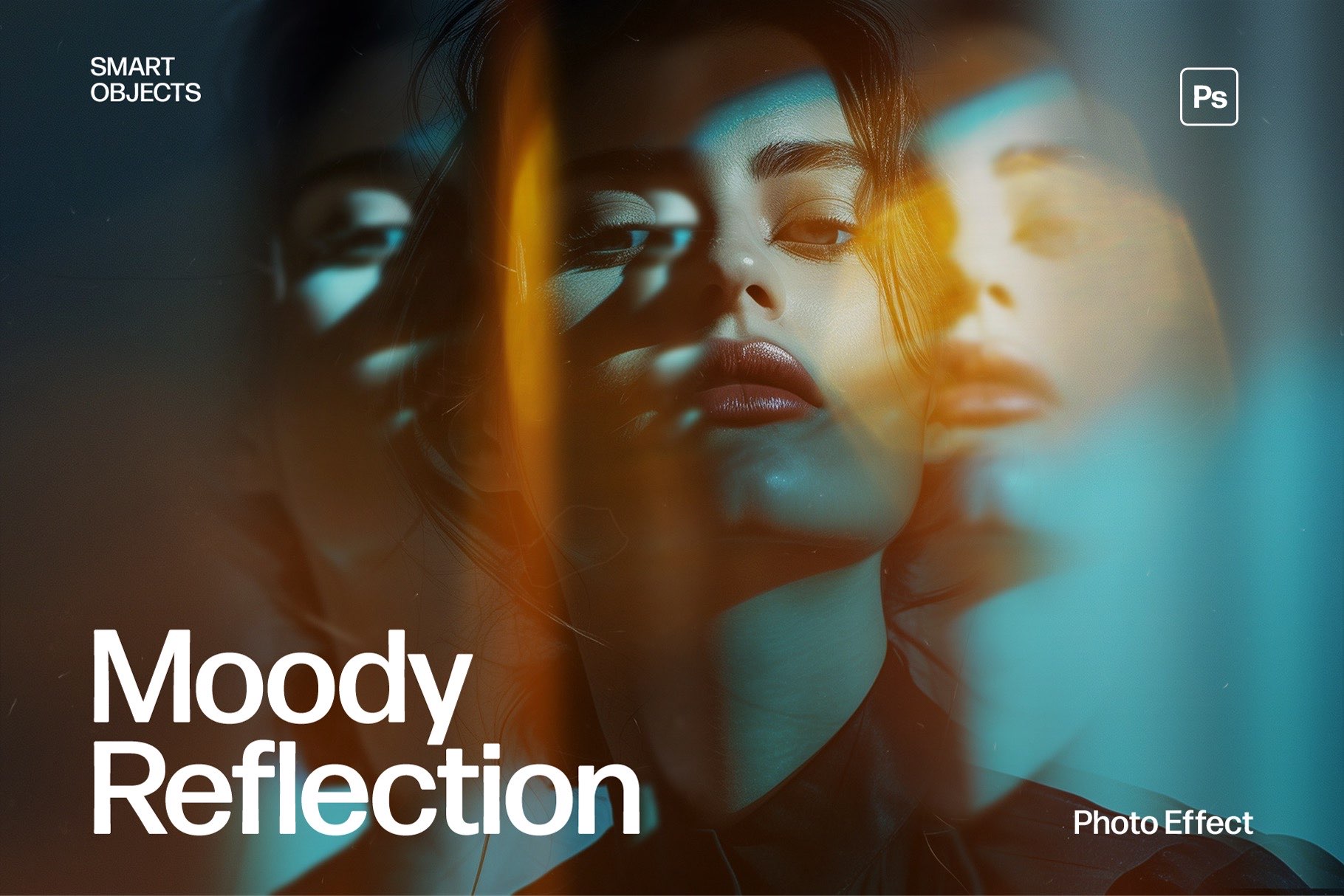 Moody Reflection Photo Effect Template