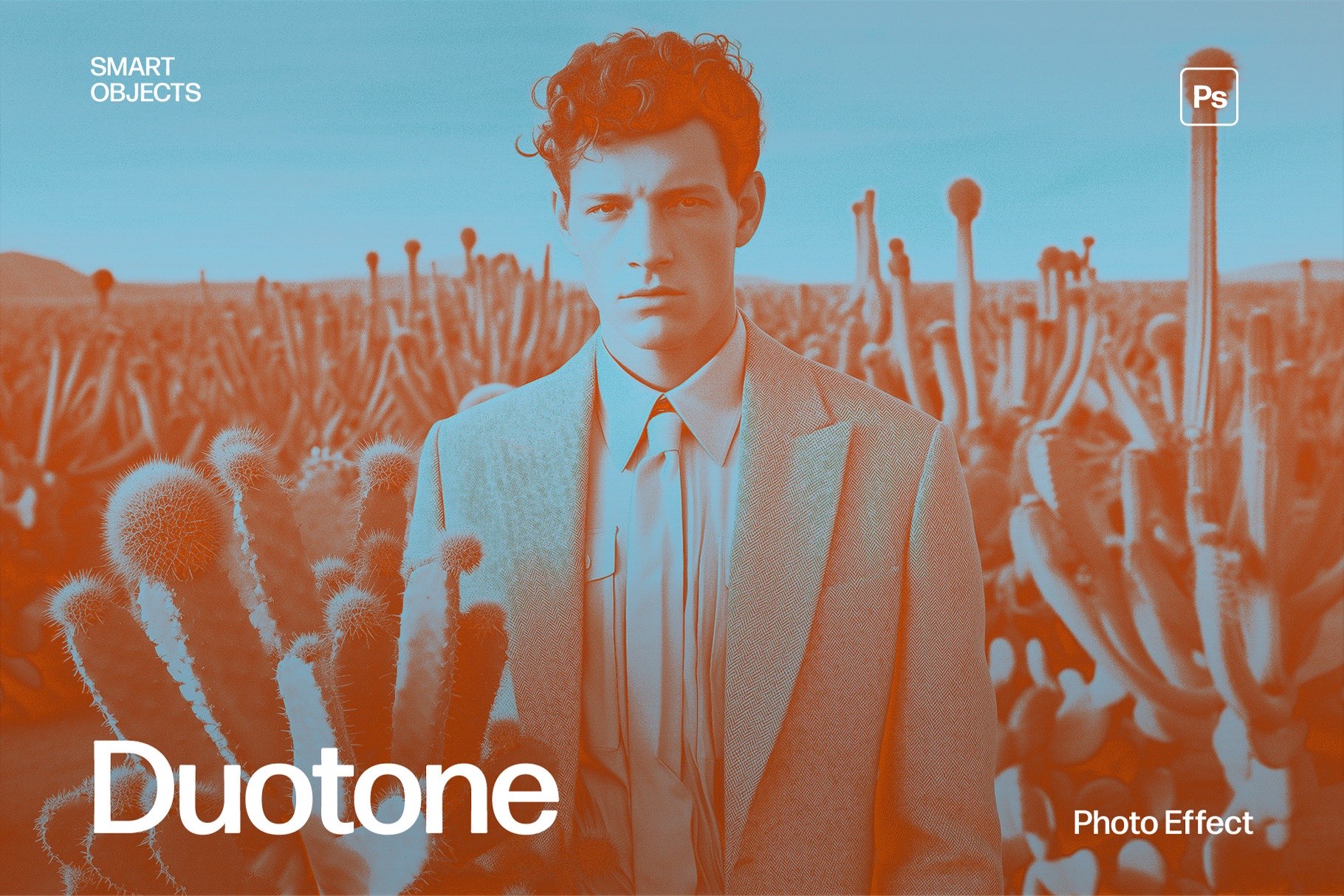 Duotone Photo Effect Template