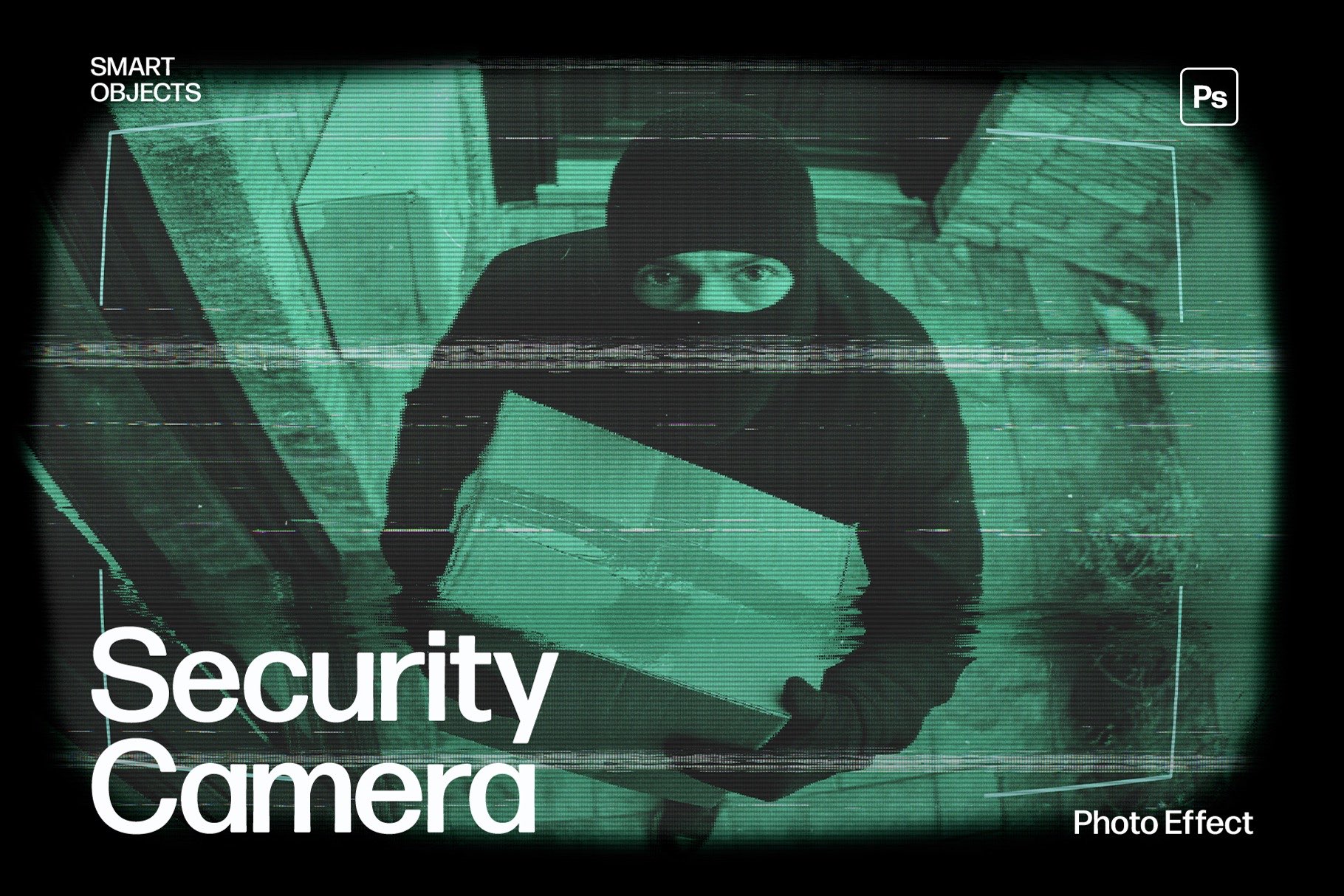 Security Camera CCTV Photo Effect Template