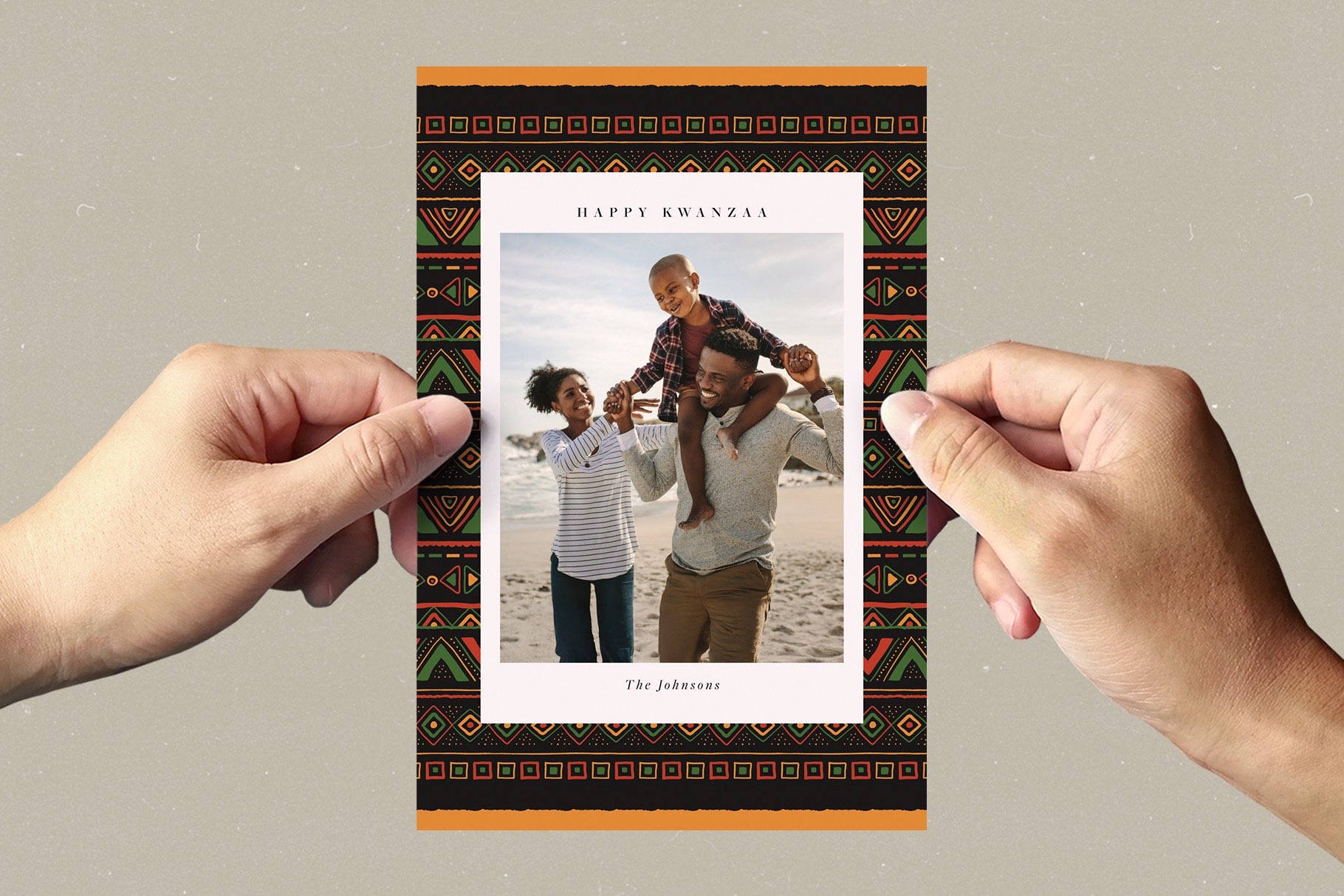 African Photo Frame Template in Canva, Photoshop PSD, Illustrator Ai & Vector EPS
