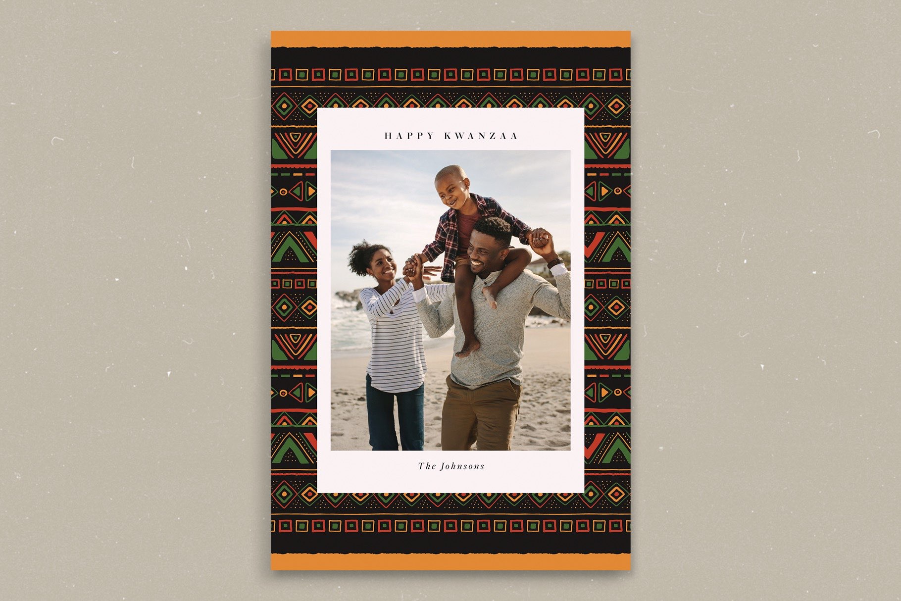 African Photo Frame Template in Canva, Photoshop PSD, Illustrator Ai & Vector EPS