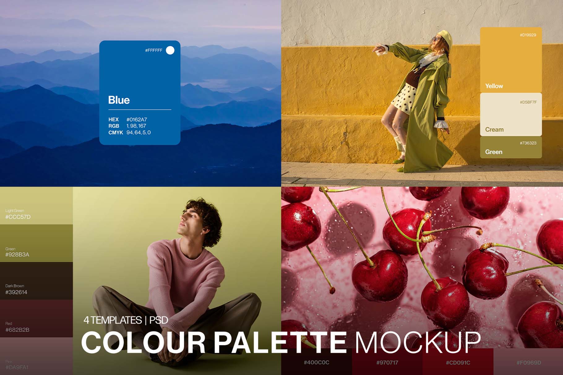 Color Palette Mockup Template
