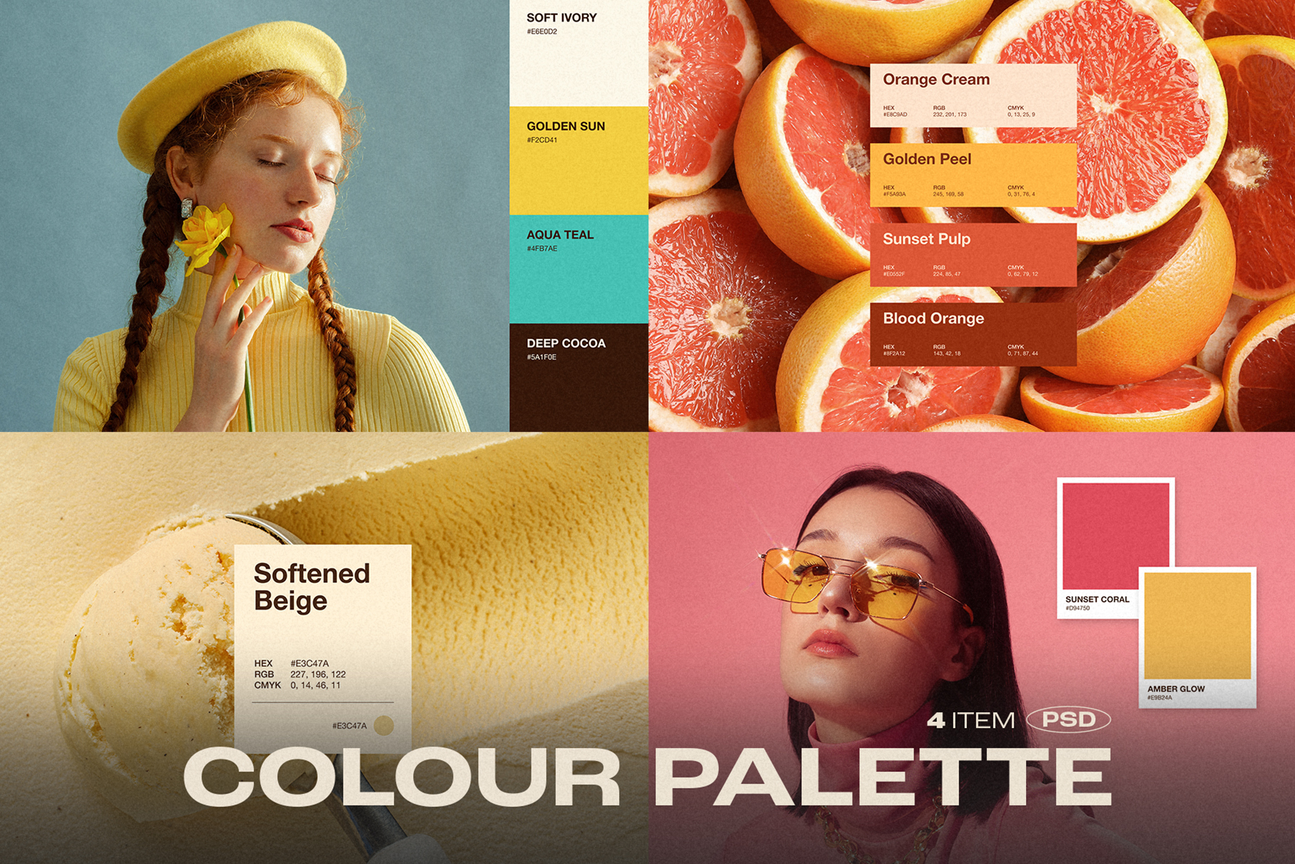 Color Palette Presentation Template
