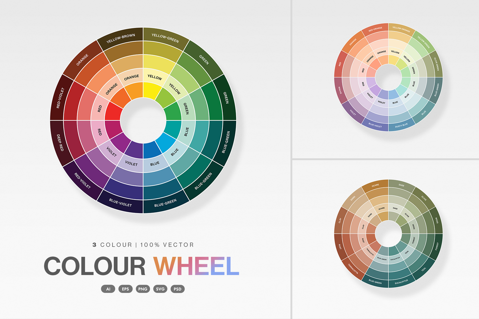 Color Wheel Chart Template